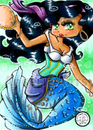 #069 Esmeralda Chibi Mermaid
